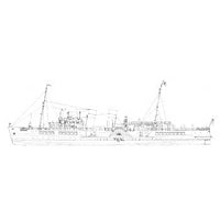Waverley Paddle Ship Model Boat Plan 1.66 Scale