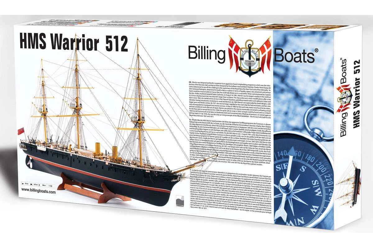 Billing Boats HMS Warrior B512 Model Ship Kit