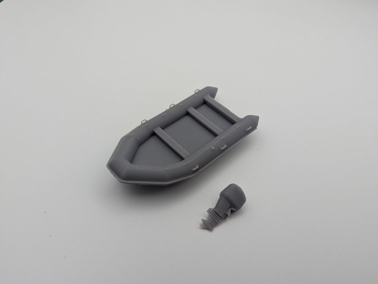 Inflatable Dinghy with Outboard Motor 65mm x 30mm