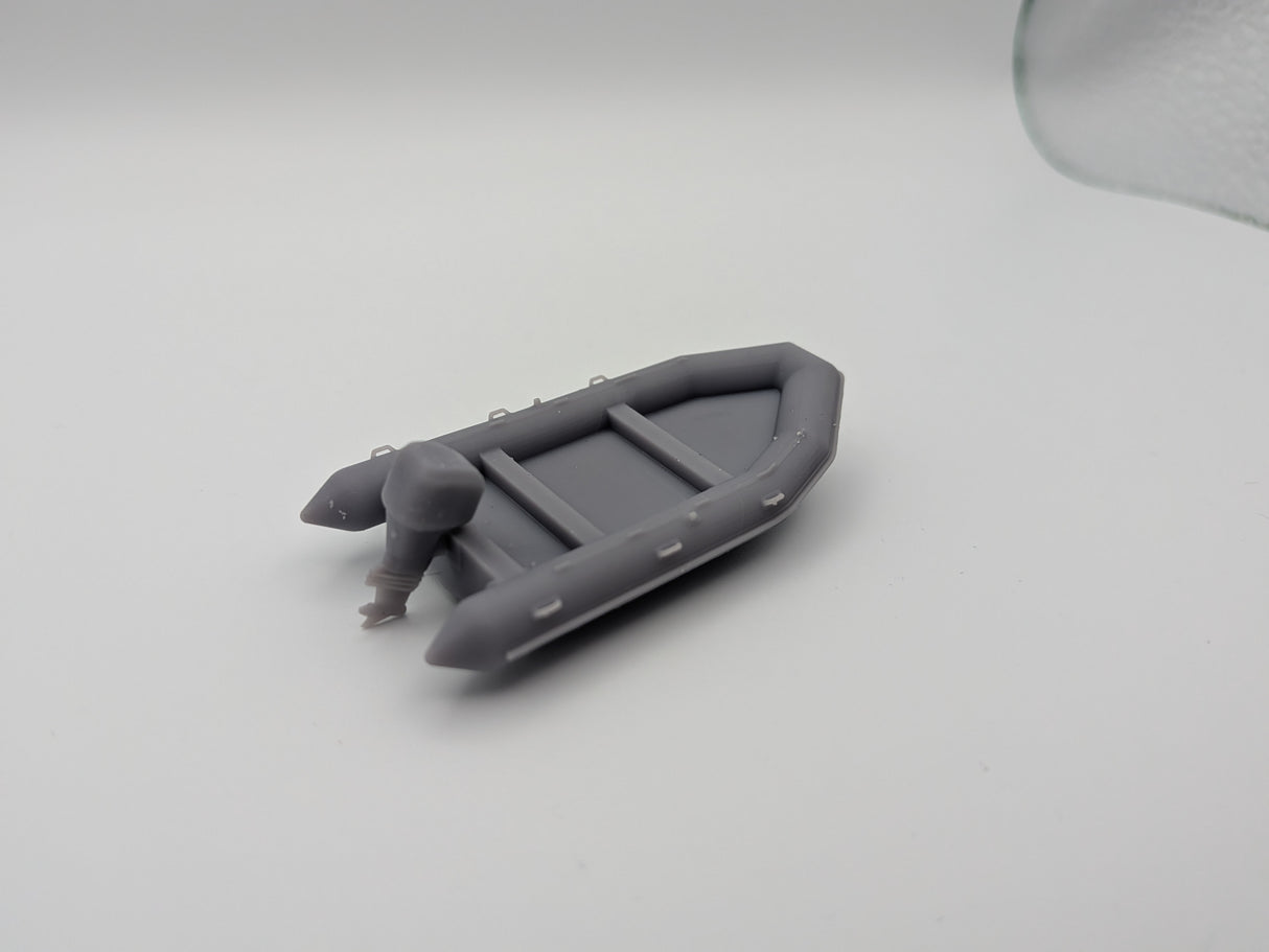 Inflatable Dinghy with Outboard Motor 65mm x 30mm
