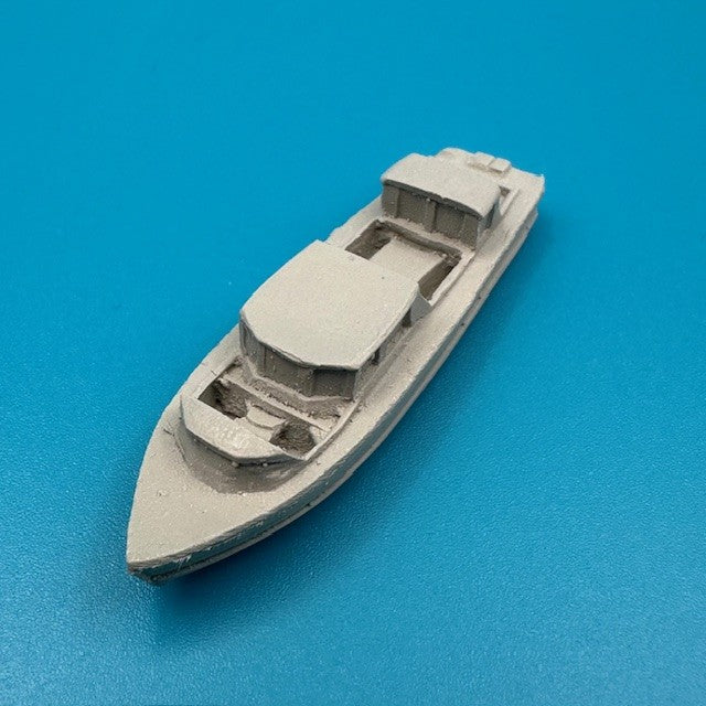 25ft Royal Navy Fast Motor Boat 55mm 1:128 Scale image 0
