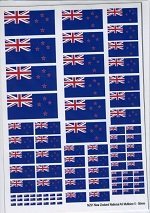 BECC New Zealand National Flag - Decal Multipack