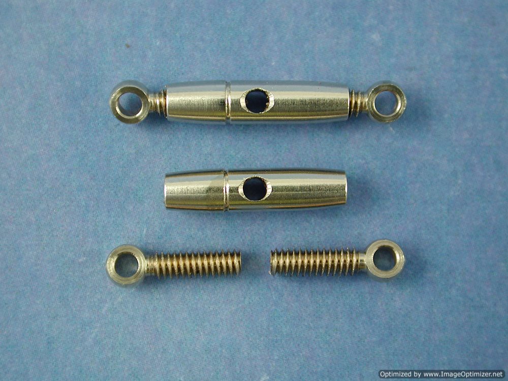 M2 Turnbuckle Brass 3x12 (2)