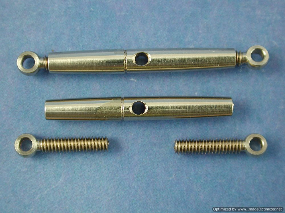 M2 Turnbuckle Brass 3x22 (2)