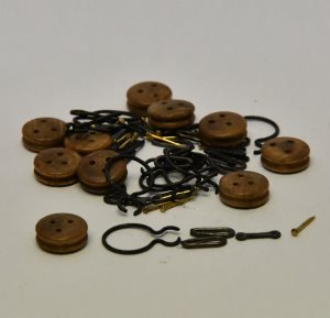 Chainplate & Deadeye Assembly 5mm (10)