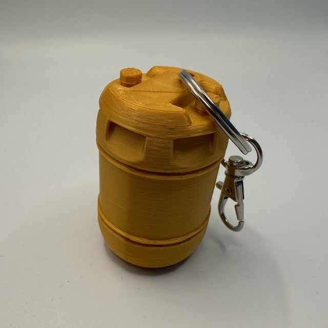Key Ring Gold Coloured 32mm x 50mm image 0