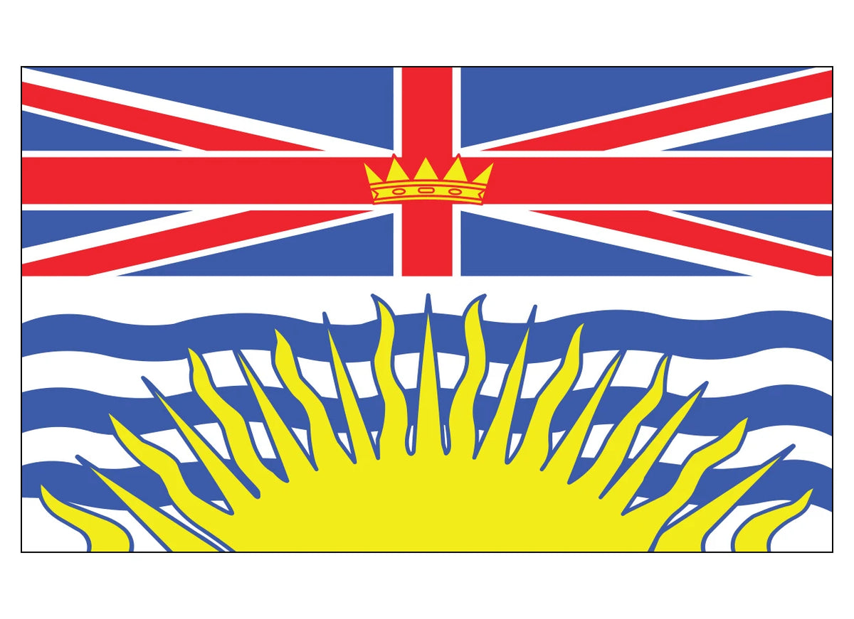 BECC CDN20 Canada - British Columbia State Flag