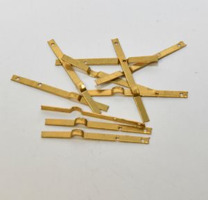 Chainplate Brass 2x16mm (10)