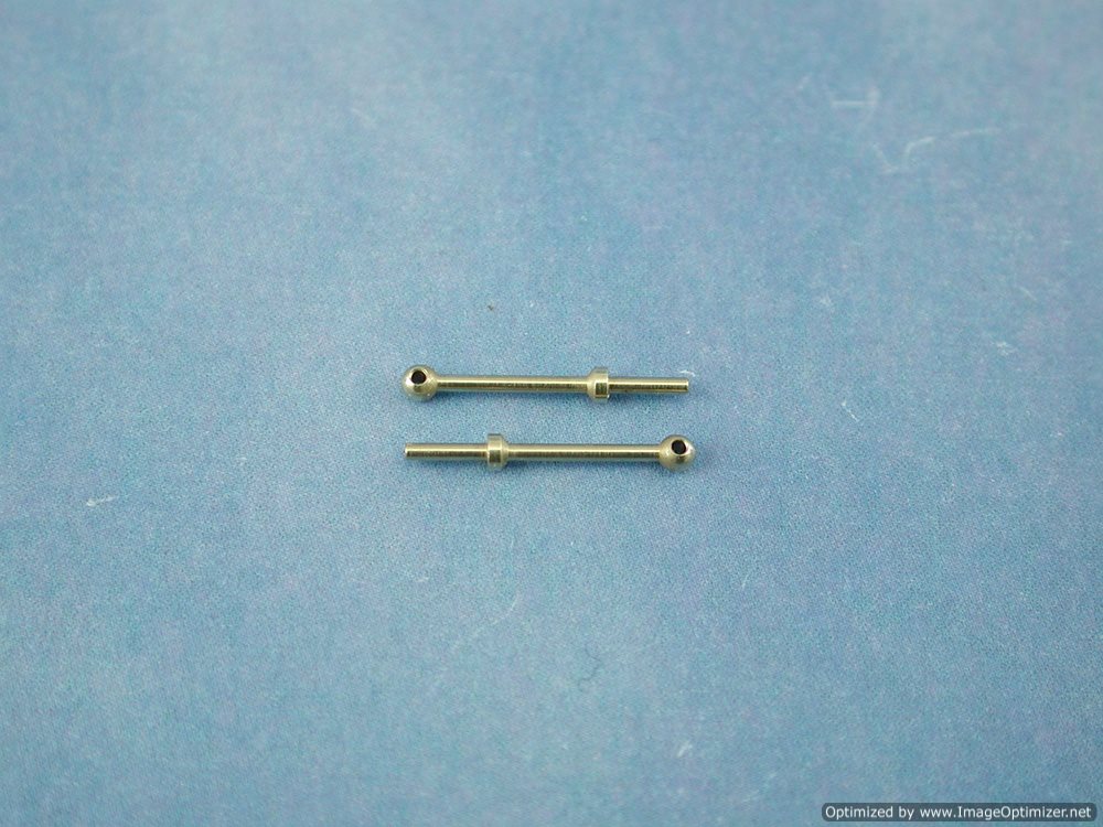 1 Hole Brass Rail Stanchion Ball Type 10mm (10)