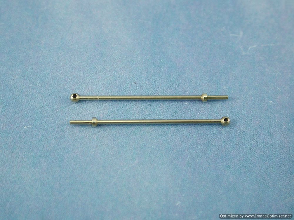 1 Hole Brass Rail Stanchion Ball Type 25mm (10)