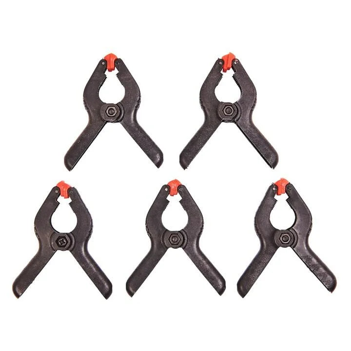 Amtech S2970 5 Piece 50mm (2") plastic clamp set image 1