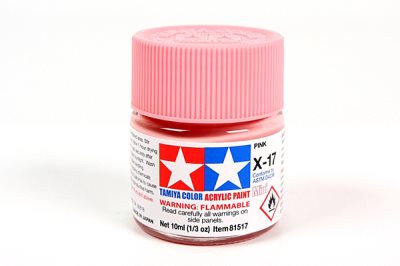 Tamiya X-17 Pink Gloss Mini Acrylic 10ml
