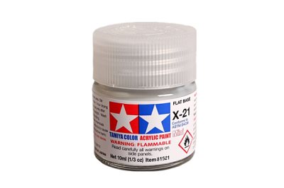 Tamiya X-21 Flat Base Mini Acrylic 10ml