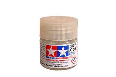 Tamiya X-35 Clear Semi Gloss Mini Acrylic 10ml