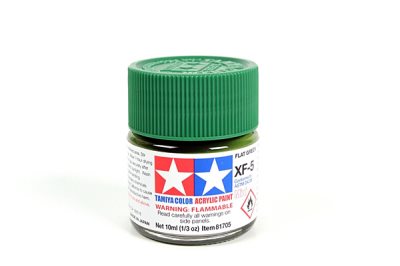 Tamiya XF-5 Flat Green Mini Acrylic 10ml