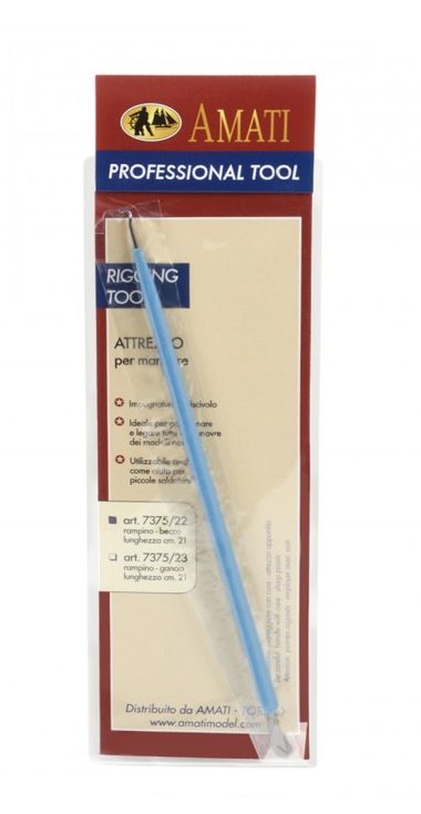 Rigging Tool #22, Double Ended Spring Hook & Clevis Pusher by Amati