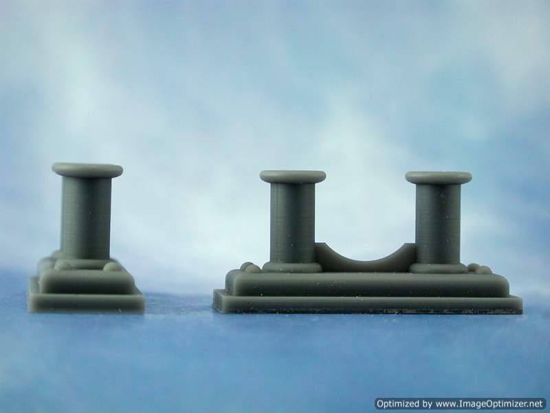 Bollard Straight Webbed 40x19mm (2)