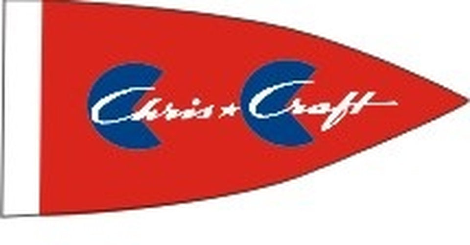 BECC CC04 Chris Craft Red Straight Flag