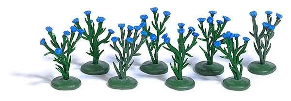 Busch 1247 8 Prebuilt Cornflowers