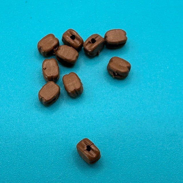 Plastic one hole Rigging Blocks 4mm (10)