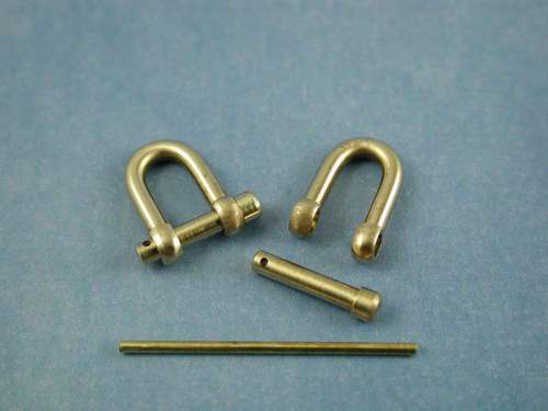 Shackle 7.6x12.2, 2mm Split Pin (2)