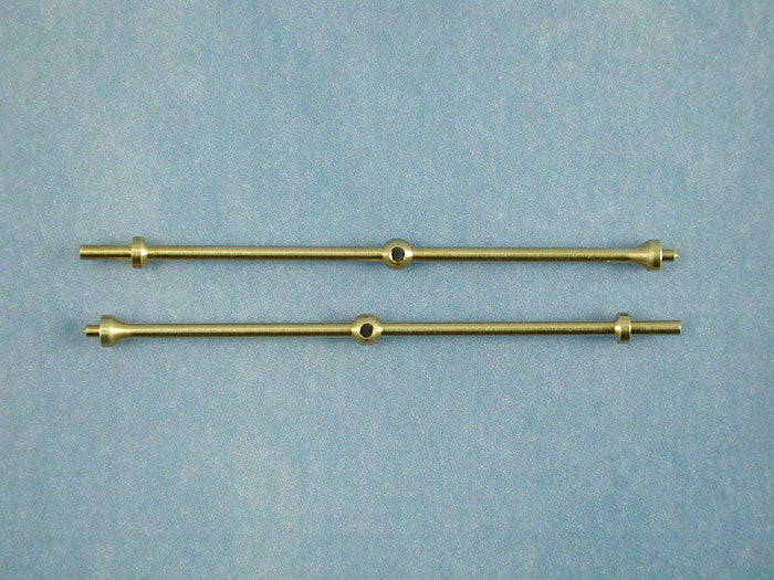 1 Hole Capping Stanchion, Brass (Choice of Sizes)