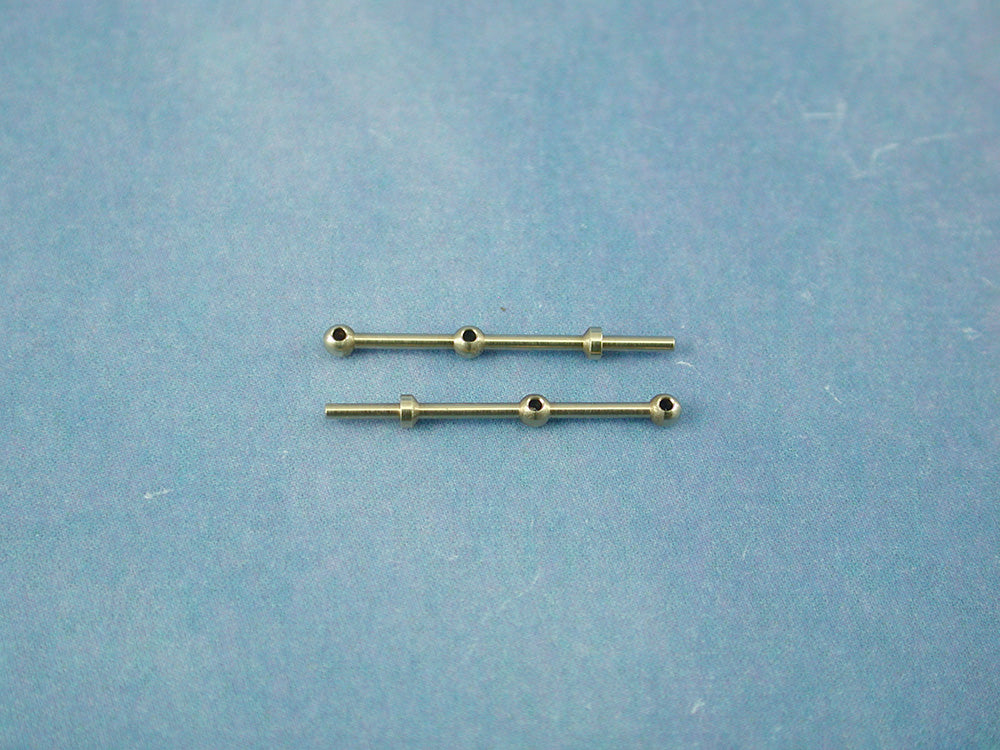 2 Hole Brass Rail Stanchion Ball Type (Choice of Sizes)