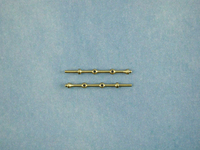 2 Hole Capping Stanchion, Brass (Choice of Sizes)