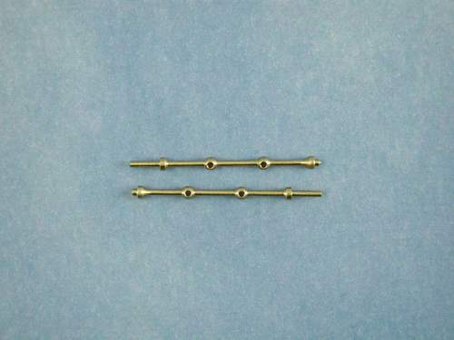 2 Hole Capping Stanchion, Brass 20mm (10)
