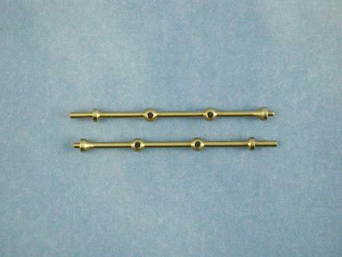 2 Hole Capping Stanchion, Brass 30mm (10)