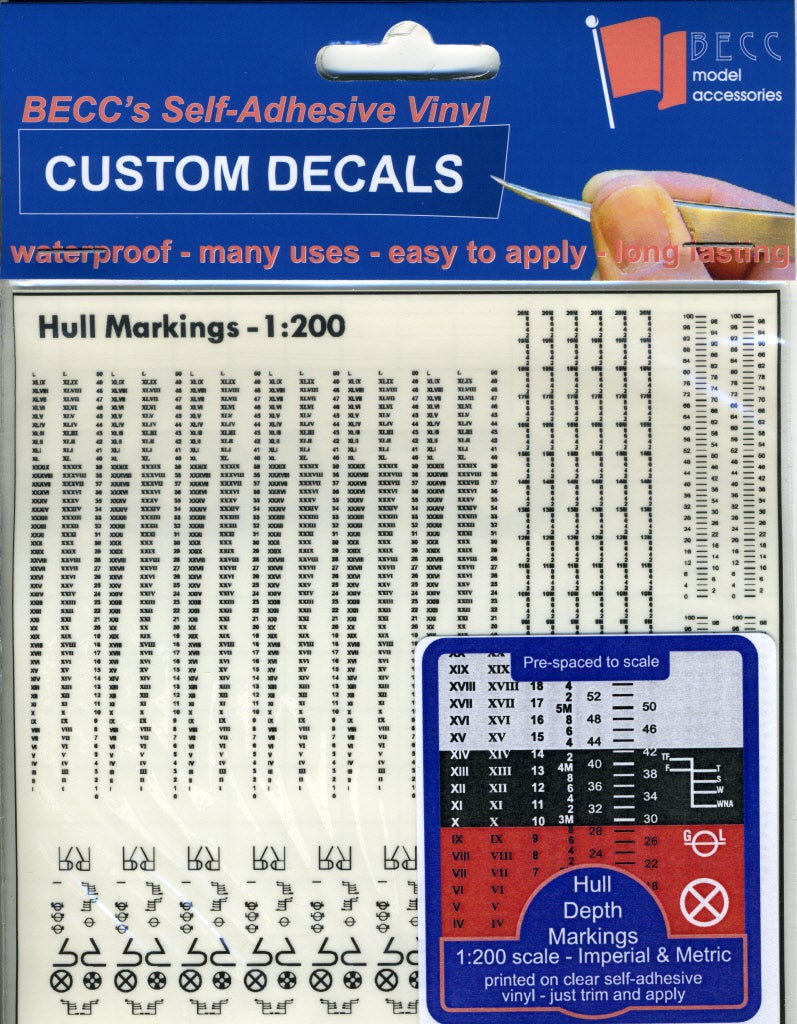 BECC Black Waterline Markings Imperial
