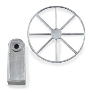 Yachts wheel 30mm 8 spoke with support