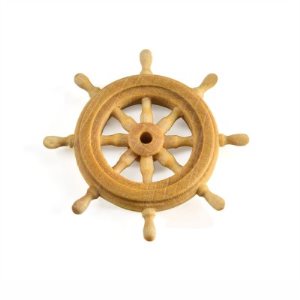 Ships Wheel Wood 30mm