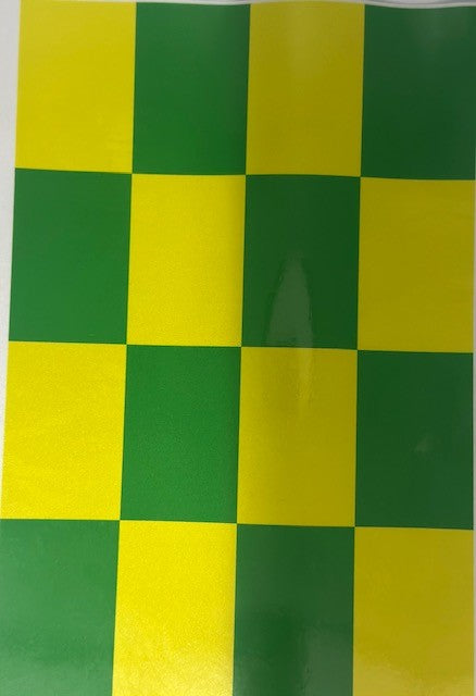 BECC Vehicle Safety Cheque Green/Yellow 1:12 Scale
