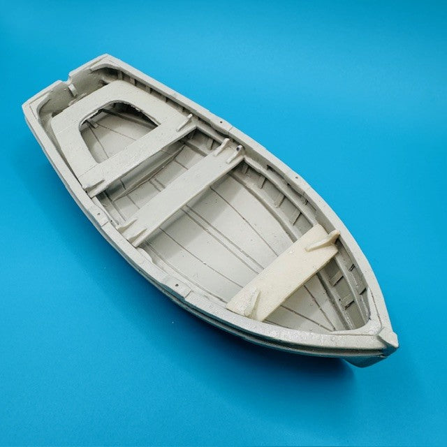 Dinghy Clinker Transom Stern 132mm 1:24 Scale image 0