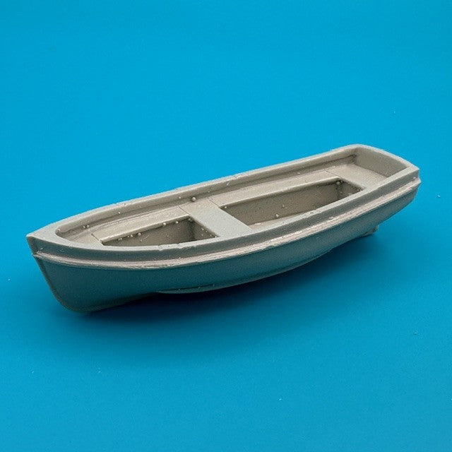 12ft Lifeboat/Tender Smooth Hull Transom Stern 76mm 1:48 Scale image 0