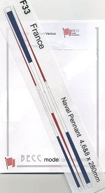BECC F33 France Naval Pennant