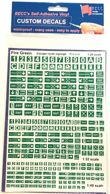 BECC Fire Signage Green