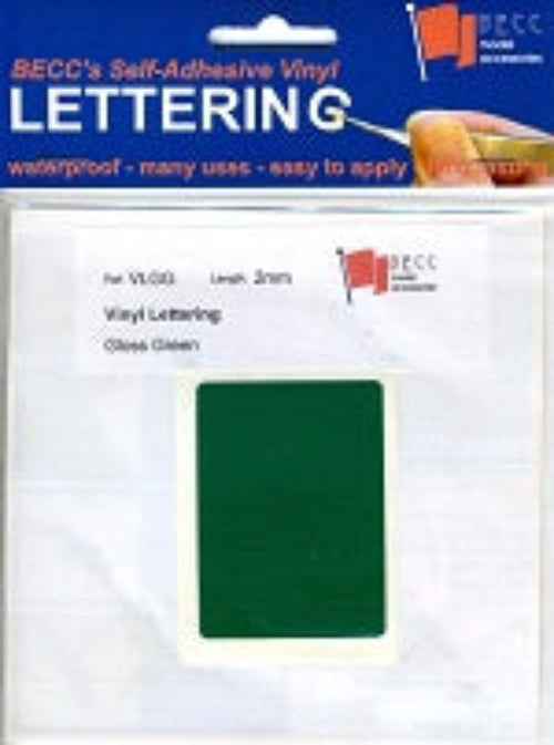 BECC Green Letters & Numbers Pack