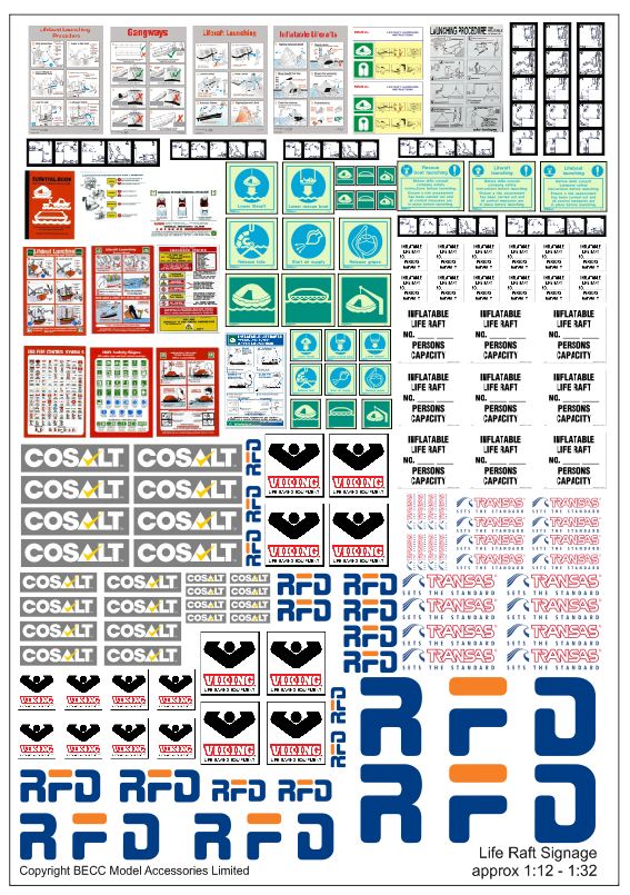 BECC Life Raft Signage