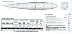 Ballast Profile drawings Model Boat Plan