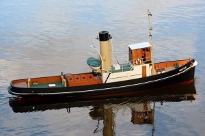 1933 Steam Tug Wattle Model Boat Plan