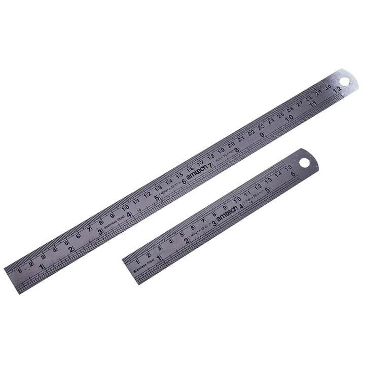 Amtech P5170 2pc STEEL RULE SET