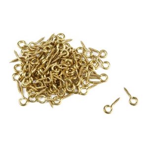 Brass Screweye 11mm (Pack of 10)
