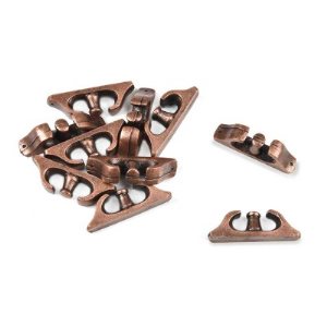 Fairlead Bronzed with Central Bollard 22mm