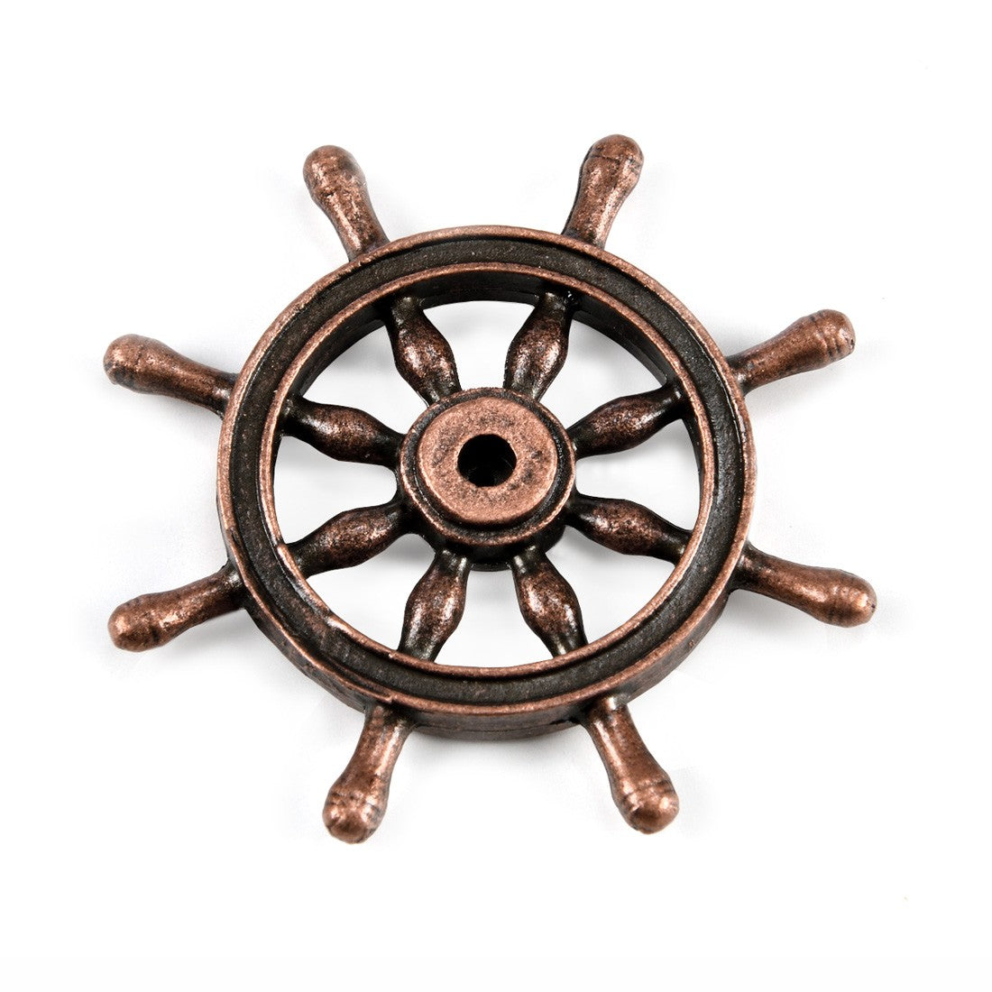 Ships Wheel Bronzed Metal 38mm