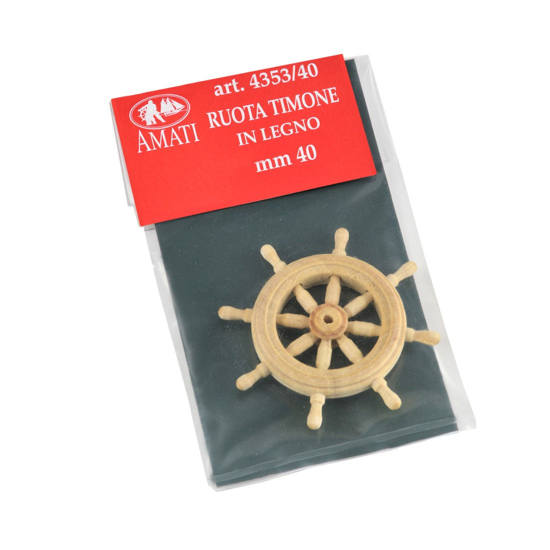 Ships Wheel Wood 40mm