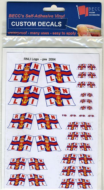 BECC RNLI Vinyl Decal Pre 2004