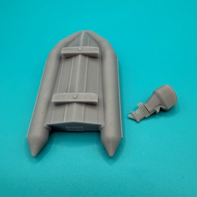 Inflatable Dinghy with Outboard Motor 65mm x 30mm