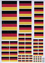 BECC Germany National Flag - Decal Multipack